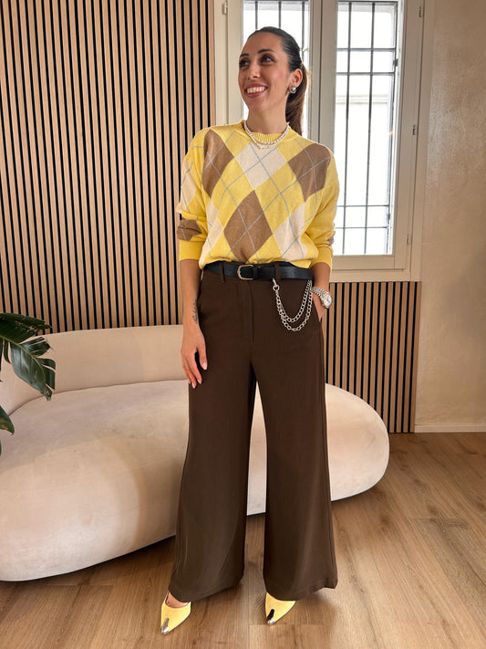 Pantalone cintura moro