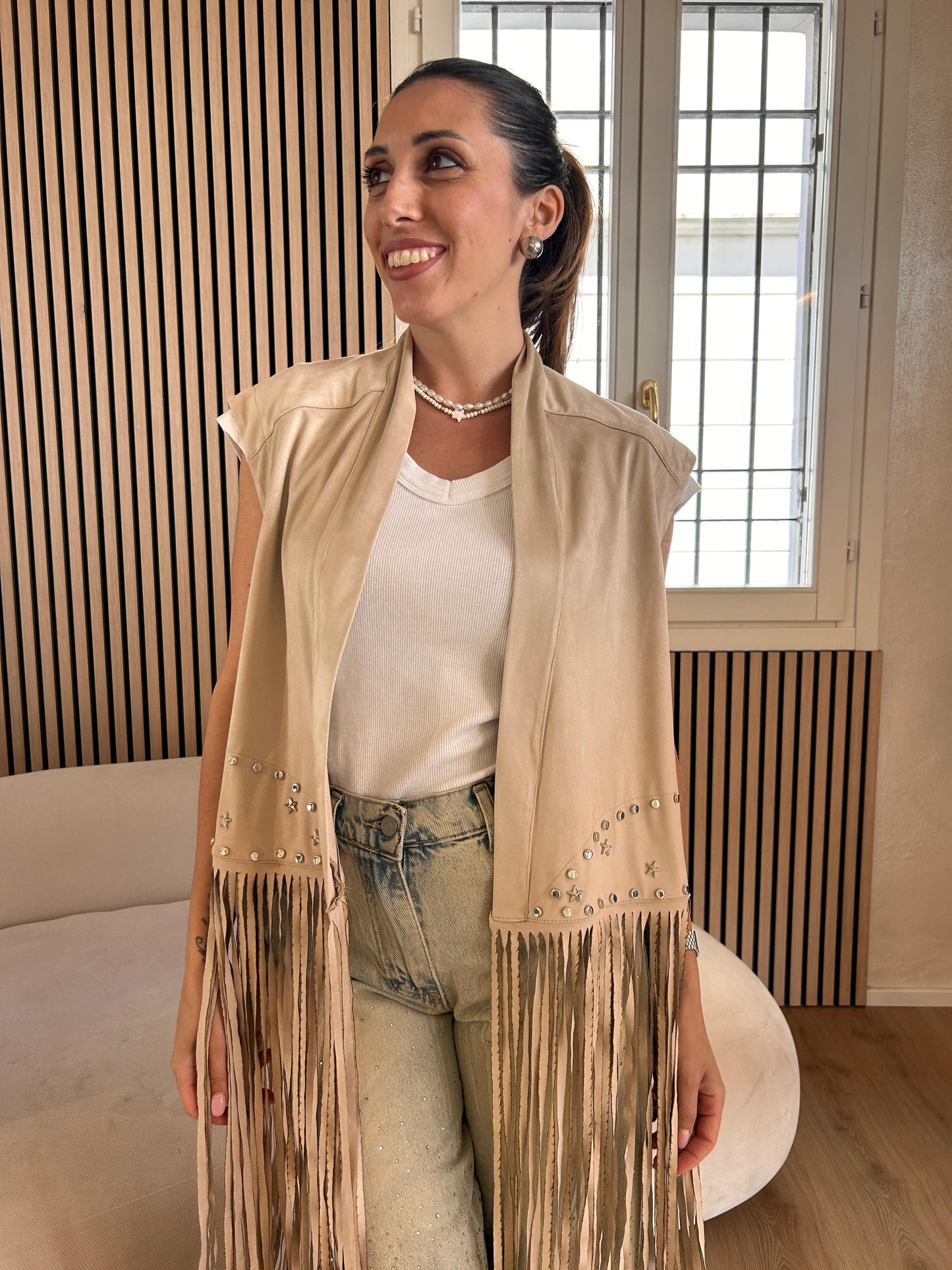 Gilet frange