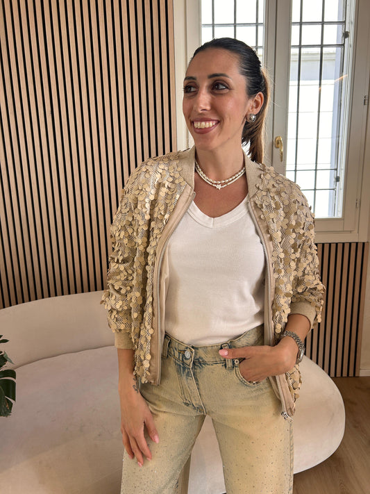 Bomber paillettes
