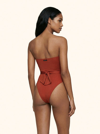 Monokini Red clay