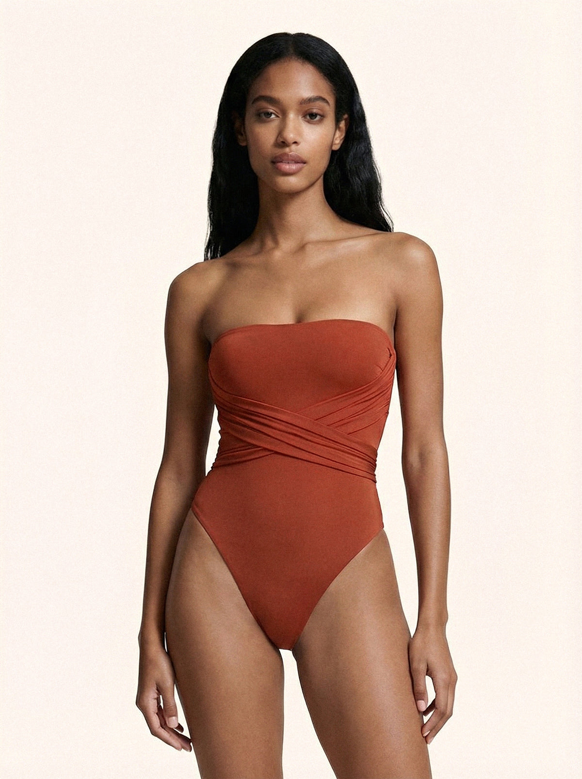 Monokini Red clay