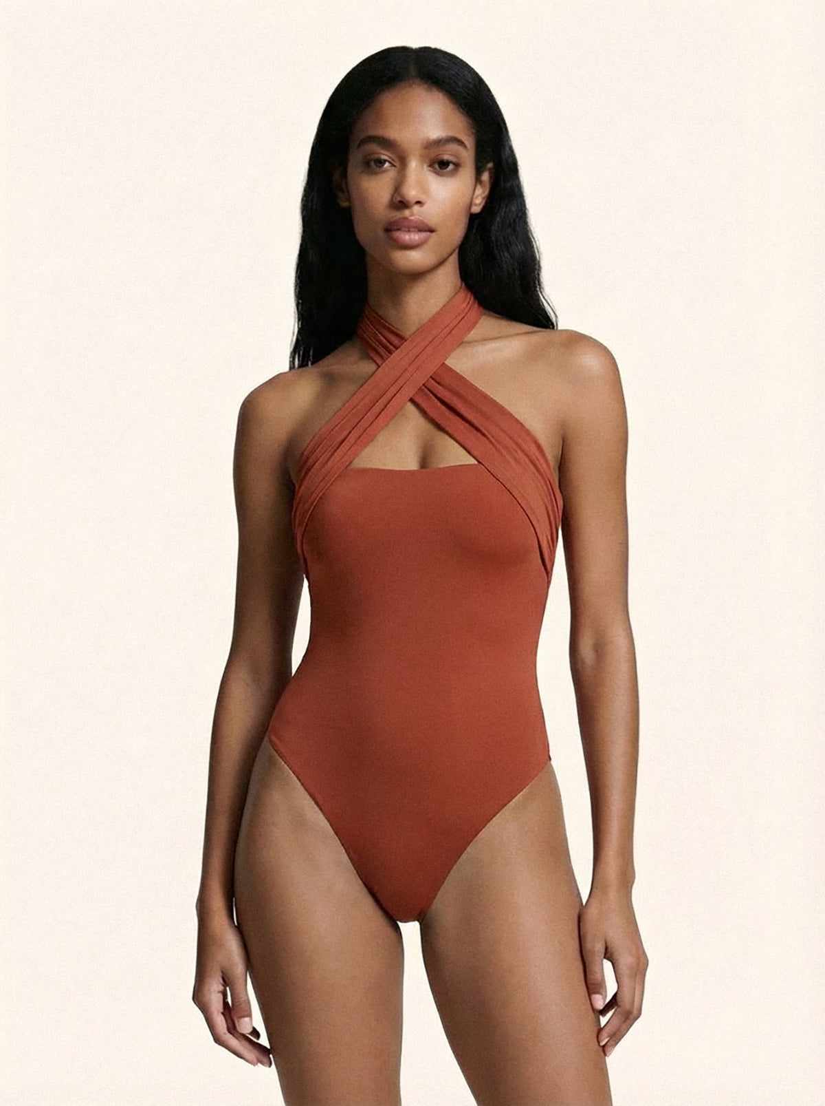 Monokini Red clay