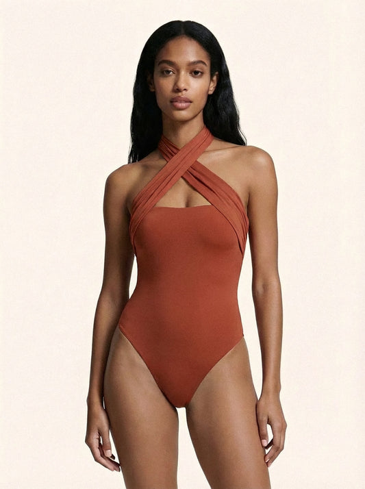Monokini Red clay