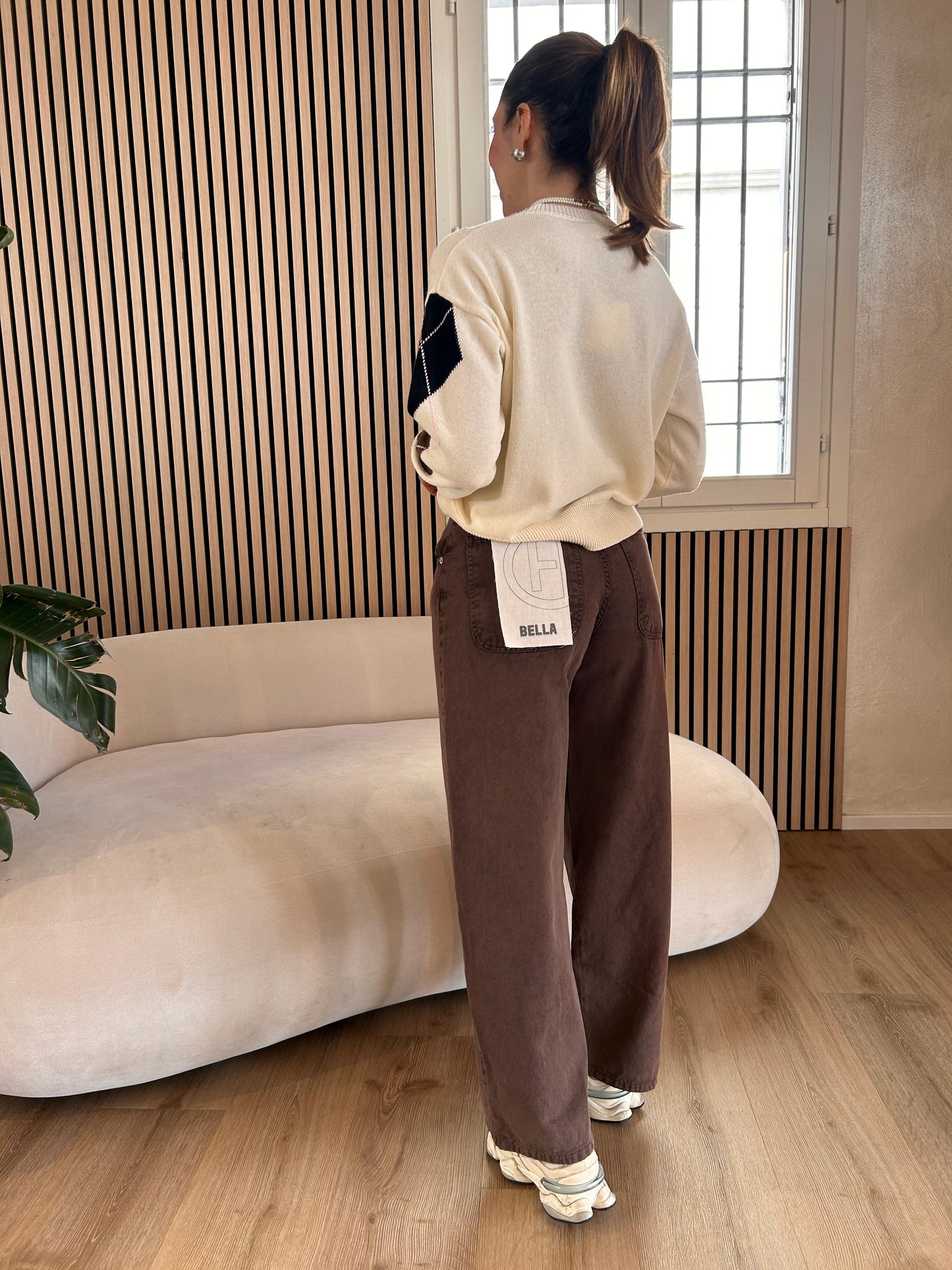 Jeans Bella Acid Brown