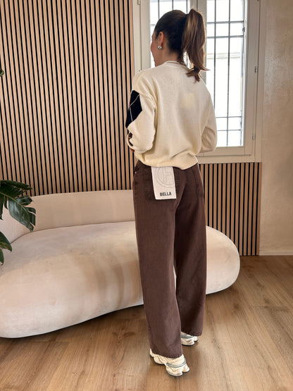 Jeans Bella Acid Brown