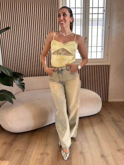 Jeans Bella con strass